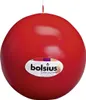 BOLSIUS Kugelkerze Ø 7cm rot- 1 stuck - 16 branduren Produktbild-Vorschau 1