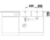 BLANCO ANDANO 400/400-IF, Schrankwaschbecken, Edelstahl, Produktbild-Vorschau 3