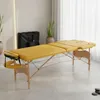 Table de massage 3 zones en bois jaune Banc de thérapie Voir les images du produit 1