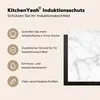 KitchenYeah© Herdabdeckplatte Marmor - Weiß - Grau - Luxus Produktbild-Vorschau 6