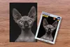 MuchoWow® Puzzle 1000 dílků Kočka - Sphynx - Černá - Hračky Náhled obrázku produktu 2