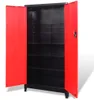 vidaXL Skriňa na náradie s 2 dverami Oceľ 90x40x180 cm Náhľad obrázku produktu 1
