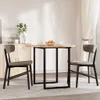 vidaXL Tischplatte Rund Ø90x2 cm Massivholz Akazie Produktbild-Vorschau 2