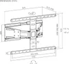 VALUE TV-Wandhalterung, ultra-slim, 43-90 Zoll, bis 50 kg Produktbild-Vorschau 2