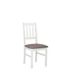 Chaise de cuisine EDON 4 – blanc / marron 1 Voir les images du produit 1