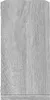A close-up view of a gray wooden surface, likely a shelf or panel. Anteprima dell’immagine prodotto