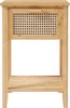 A bamboo nightstand with a cane detail on the drawer front. Produktbild-Vorschau