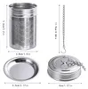 2 Teesiebe Edelstahl Teeinfuser Abtropfschale Teeei Produktbild-Vorschau 2