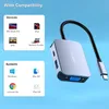 BENFEI Hubs USB C Hub 4in1 mit HDMI VGA USB 3.0 und 60W PD Produktbild-Vorschau 3