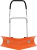 vidaXL Schneeschieber mit Teleskopgriff Orange Stahl Produktbild-Vorschau 1