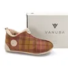 Vanuba - Damen Hausschuhe Oxford Tartan Lammfell Leder Produktbild-Vorschau 7