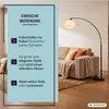 Höhenverstellbare Bogenlampe - 1,66 m Höhe, Ø 27 cm Produktbild-Vorschau 4