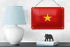 Plechová cedule Vlajka Vietnamu 18x12cm Vlajka Vietnamu Náhled obrázku produktu 4
