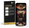A product box for a phone screen protector with a phone displaying a graphic on it. Produktbild-Vorschau