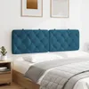 Kopfteil-Kissen Blau 160 cm Samt Produktbild-Vorschau 4