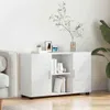 Cloris Designermöbel Sideboard Hochglanz Weiß Produktbild-Vorschau 2