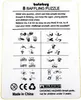 8-teiliges Drahtpuzzle-Set, IQ-Test, Denkspiel, Produktbild-Vorschau 2