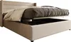 OKWISH Lit coffre 160x200 cm - Lit double rembourré Beige Voir les images du produit 10