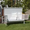 Kerbl Parc pour rongeurs Freddy 116x45x62 cm Bois lasuré Voir les images du produit 5