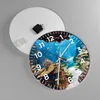Wanduhr - Rund - Glasuhr - Ozean Riff Fische Koralle - Produktbild-Vorschau 2