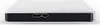 A close-up, front view of a silver and black external hard drive. Produktbild-Vorschau
