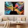 Leinwandbilder 120x80 cm - Kunst - Farbenfroh - Frau - Produktbild-Vorschau 6