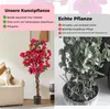 COSTWAY 120cm alberi artificiali con fiori 2 pezzi, pianta Anteprima dell’immagine prodotto 7