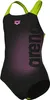 Arena DIM LIGHT SWIMSUIT Girls BLACK-ARTIC LIME 140 Produktbild-Vorschau 1
