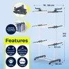 Soporte plegable para ropa EASYmaxx | Secado eficiente con Vista previa de la imagen del producto 5