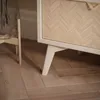 TV Schrank ALOE Fischgrätenmuster Scandi Sandbeige Produktbild-Vorschau 4