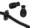 10 Kordelstopper oval 27x15mm, Durchzug 6x5mm, schwarz Produktbild-Vorschau