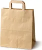 Papiertüte aus Kraftpapier – Tragetasche braun, 26 × 14 × 32 cm Náhled obrázku produktu