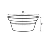 Pflanzgefäß / Pflanzschale elho Green Basics Ø 33cm H 14cm Produktbild-Vorschau 4
