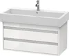 Waschtischunterbau KETHO 440x950x410mm nussbaum natur Produktbild-Vorschau 4