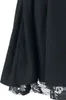 Rotterdamned Kurzer Rock Damen Floral Lace Skirt schwarz XL Produktbild-Vorschau 3