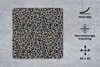 MuchoWow® Mauspad Mousepad Panther - Muster - Tiere 30x30 Produktbild-Vorschau 3