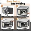 Kattenhuis voor Binnen - Warm en Comfortabel Vilt - Productafbeelding-voorbeeld 4