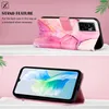 VIVO S10E 5G Hülle, Marmor Motiv Kunstleder Tasche Wallet Produktbild-Vorschau 3