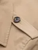 Trencz OMBRE, dopasowany krój, elegancki, klasyczny, Podgląd zdjęcia produktu 8