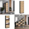 Botník Vicco Luca Antracit/zlatý dub 59 x 169 cm s 5 Náhled obrázku produktu 7