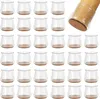 32 silikónových krytiek na nožičky stoličiek s filcovou Náhľad obrázku produktu 1