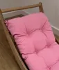 Dekokissen für Kinderwippe Velour Rosa 120 x 50 x 8 cm, Ein Produktbild-Vorschau 4