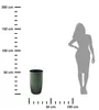 HowHomely Blumentopf Rund 51 cm Höhe, Pflanzkübel, Grün Produktbild-Vorschau 4