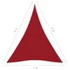 Tenda da sole in tessuto Oxford Triangolare 5x6x6 m Rosso Anteprima dell’immagine prodotto 13
