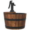 vidaXL Fontaine de jardin avec pompe 28x28x34,5 cm Sapin Voir les images du produit 4