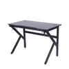 A black gaming desk is shown against a white background. Produktbild-Vorschau