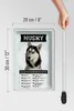 Blechschild Spruch 20x30cm Husky Eigentumsrechte Produktbild-Vorschau 5