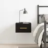 Nachttisch Schwarz Eichen-Optik 35 x 35 x 20 cm Produktbild-Vorschau 4