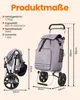 Einkaufstrolley klappbar mit Kühlfach 55 L – Shopping Produktbild-Vorschau 5