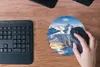 MuchoWow® Mauspad Mousepad Schweizer Alpen im Winter 20x20 Produktbild-Vorschau 4